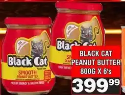 Advance Cash n Carry BLACK CAT PEANUT BUTTER 800G X 6's offer