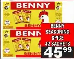 Advance Cash n Carry BENNY SEASONING SPICE 42 SACHETS offer