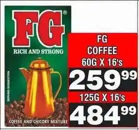 Advance Cash n Carry FG COFFEE 60G X 16's offer