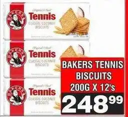 Advance Cash n Carry BAKERS TENNIS BISCUITS 200G X 12's offer