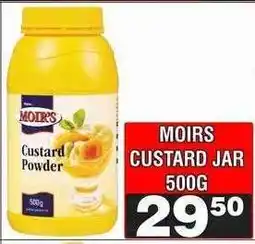Advance Cash n Carry MOIRS CUSTARD JAR 500G offer