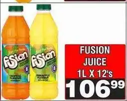 Advance Cash n Carry FUSION JUICE 1L X 12's offer