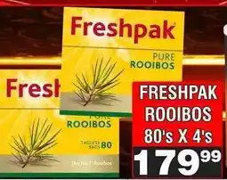 Advance Cash n Carry FRESHPAK ROOIBOS 80's X 4's offer
