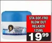 Advance Cash n Carry STA SOF FRO Blow Out Relaxer 125ml offer
