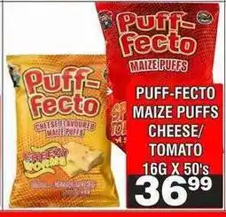 Advance Cash n Carry PUFF-FECTO MAIZE PUFFS CHEESE/TOMATO offer