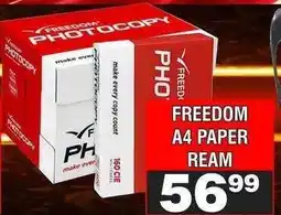 Advance Cash n Carry FREEDOM A4 PAPER REAM offer