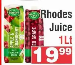 Advance Cash n Carry Rhodes Juice 1Lt offer