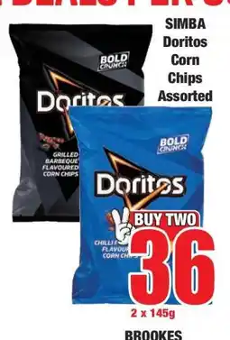 Boxer SIMBA Doritos Corn Chips Assorted offer