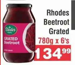 Advance Cash n Carry RHODES Beetroot Grated offer