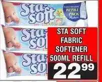 Advance Cash n Carry Sta Soft Fabric Softener 500ml Refill offer