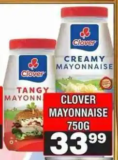 Advance Cash n Carry CLOVER MAYONNAISE 750G offer