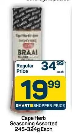Pick n Pay Cape Herb Seasoning Assorted 245-324g Each offer
