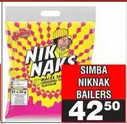 Advance Cash n Carry SIMBA NIKNAK BAILERS offer