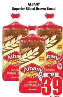 Boxer Albany Superior Sliced Brown Bread offer