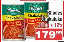 Advance Cash n Carry Rhodes Chakalaka offer