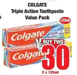 Boxer Colgate Triple Action Toothpaste Value Pack offer