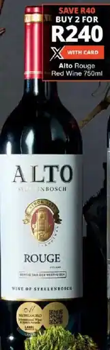 Checkers Alto Rouge Red Wine offer