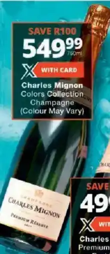 Checkers Charles Mignon Colors Collection Champagne offer