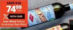 Checkers Jam Shed Shiraz Australian Red Wine offer