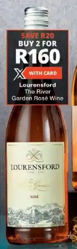 Checkers Lourensford The River Garden Rosé Wine offer