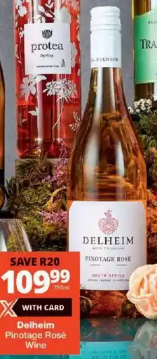 Checkers Delheim Pinotage Rosé Wine offer
