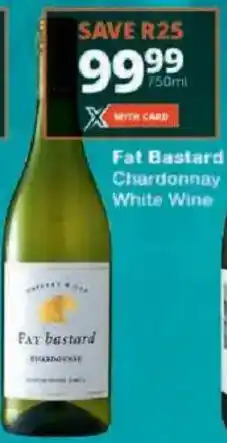 Checkers Fat Bastard Chardonnay White Wine offer