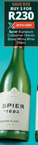 Checkers Spier Signature Collection Chenin Blanc White Wine offer