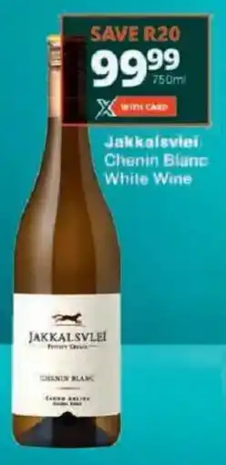 Checkers Jakkalsvlei Chenin Blanc White Wine offer