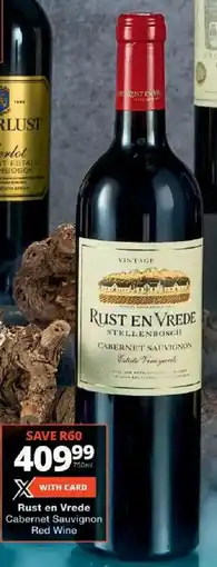 Checkers Rust en Vrede Cabernet Sauvignon Red Wine offer