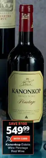 Checkers Kanonkop Estate Wine Pinotage Red Wine offer