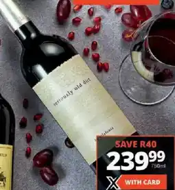 Checkers Vilafonté Seriously Old Dirt Red Blend Wine offer