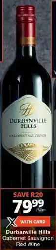 Checkers Durbanville Hills Cabernet Sauvignon Red Wine offer