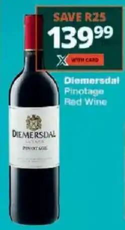 Checkers Diemersdal Pinotage Red Wine offer