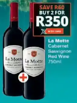 Checkers La Motte Cabernet Sauvignon Red Wine offer