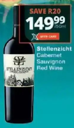 Checkers Stellenzicht Cabernet Sauvignon Red Wine offer