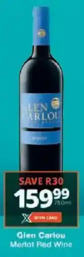 Checkers Glen Carlou Merlot Red Wine offer