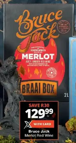 Checkers Bruce Jack Merlot Red Wine offer
