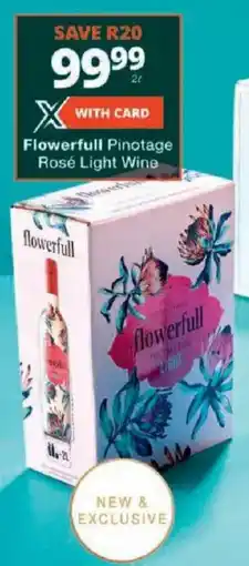 Checkers Flowerfull Pinotage Rosé Light Wine offer