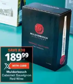 Checkers Mulderbosch Cabernet Sauvignon Red Wine offer