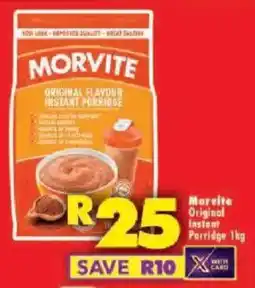 Shoprite Morvite Original Instant Porridge offer