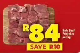 Shoprite Bulk Beef Potjiekos offer