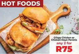 Food Lover's Market Crispy Chicken or Chicken Mayo Paninis offer