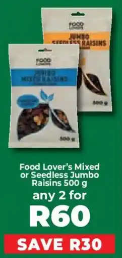 Food Lover's Market Food Lover's Mixed or Seedless Jumbo Raisins offer