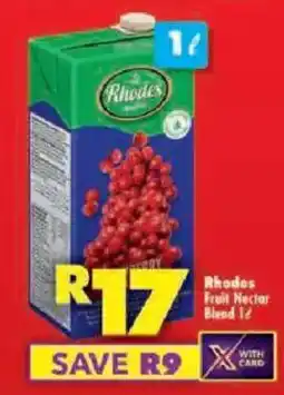 Shoprite Rhodes Fruit Nectar Blend offer