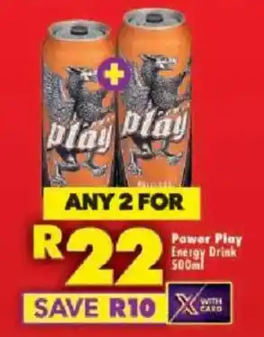 Shoprite Power Play Energy Drink offer