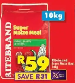 Shoprite Ritebrand Super Maize Meal offer