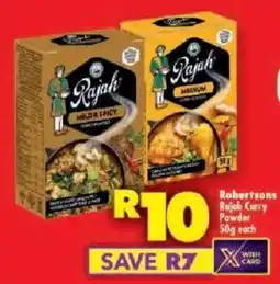 Shoprite Robertsons Rajah Curry Powder offer