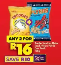 Shoprite Truda Spookies Maize Snack/ Flyers Puffed Corn Snack offer
