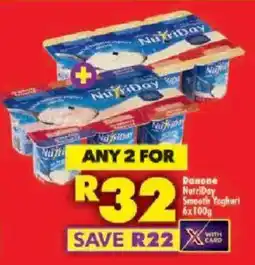 Shoprite Danone NutriDay Smooth Yoghurt offer