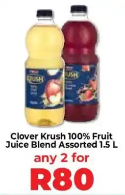Food Lover's Market Clover Krush 100% Fruit Juice Blend Assorted offer